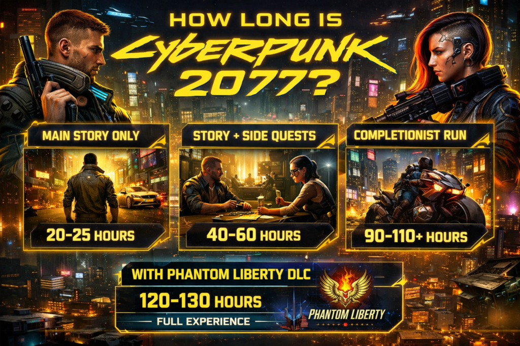 how long is cyberpunk 2077?